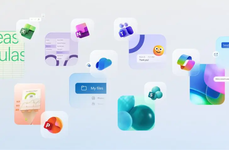 Microsoft toont nieuwe pictogrammen voor Microsoft 365-apps