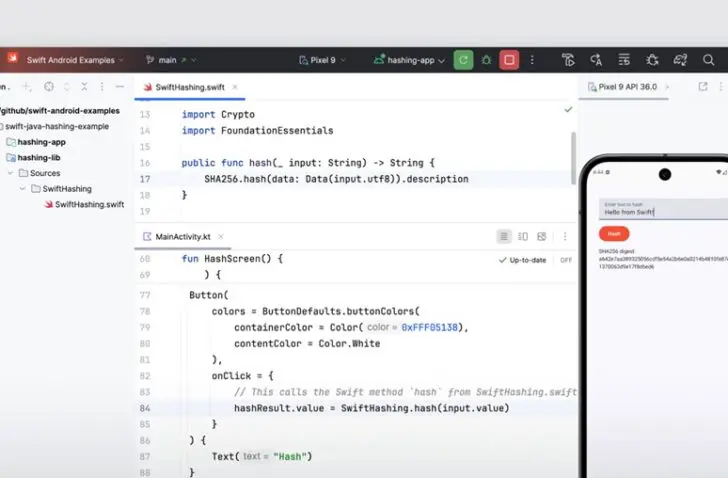 Swift SDK. Bron: Swift