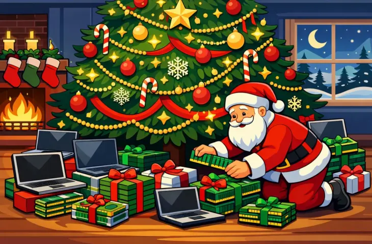 Hopelijk heeft de kerstman RAM gebracht