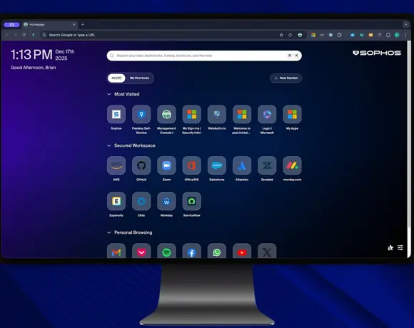 Sophos introduceert Workspace Protection: complete bedrijfsbeveiliging met browser als zwaartepunt