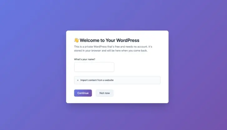 WordPress lanceert my.WordPress.net: lokale privéwerkruimte in je browser