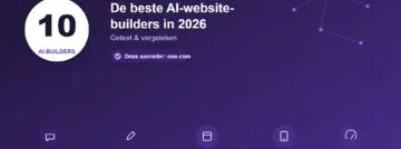 De 10 beste AI-websitebuilders in 2026: vergeleken
