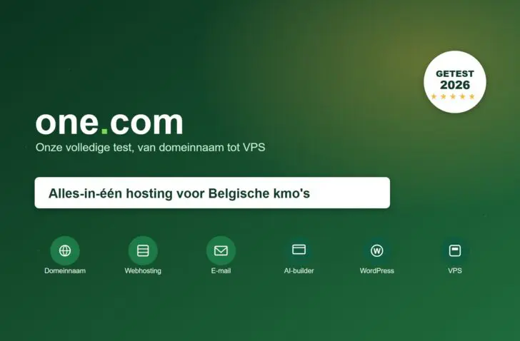 One.com in 2026: domeinnaam, webhosting en e-mail in één abonnement
