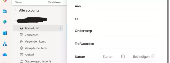 outlook filters