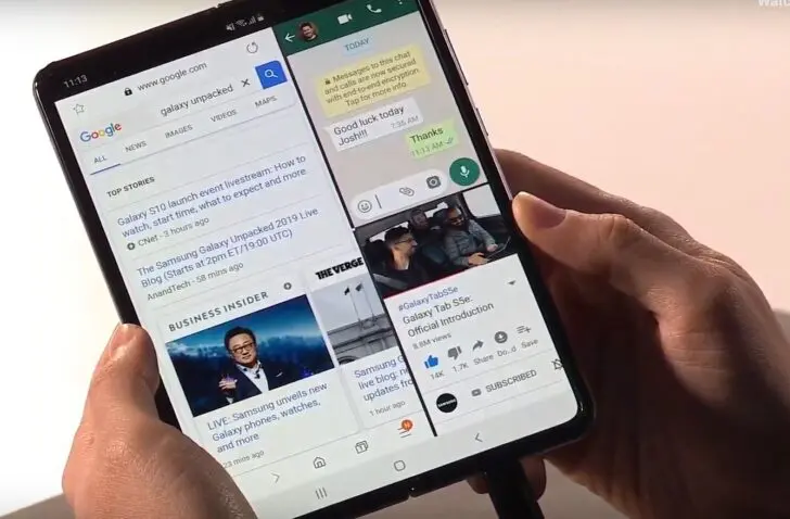 Samsung lanceert vouwbare smartphone Galaxy Fold