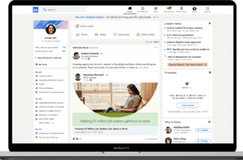 LinkedIn redesign