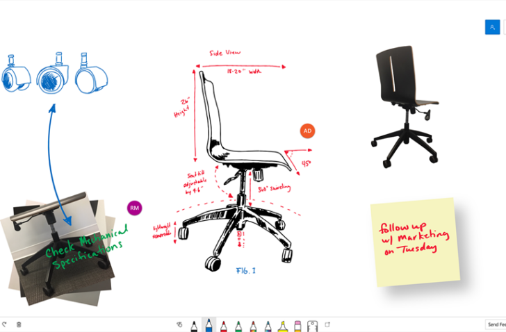 Microsoft Whiteboard krijgt een donkere schoolbord-optie