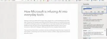 Microsoft brengt transcriptie naar Word in Microsoft 365