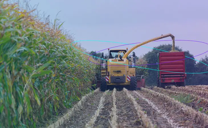 Sigfox corn tractor