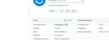 Synology C2 Backup: back-up je NAS in de Synology-cloud