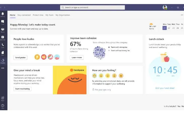 Microsoft Teams wordt zen met meditatie- en pendelmodus