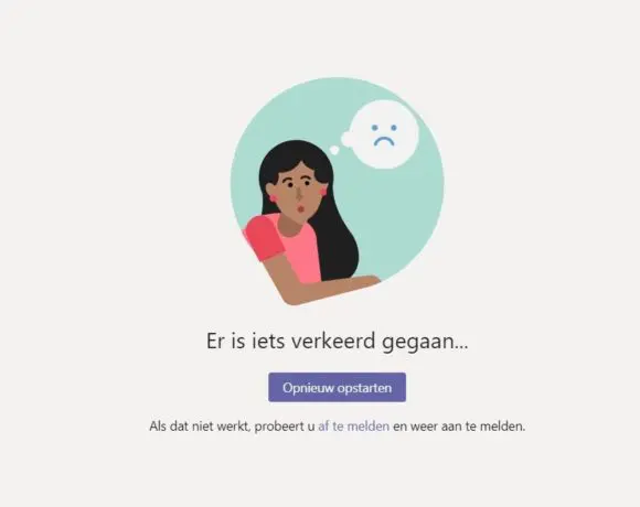 Inloggen in Microsoft Teams is momenteel onmogelijk (update)