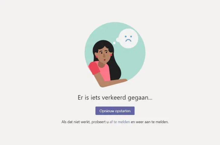 Inloggen in Microsoft Teams is momenteel onmogelijk (update)