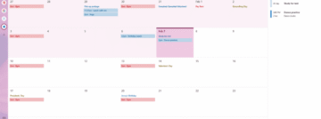 Windows 10 nieuwe agenda app