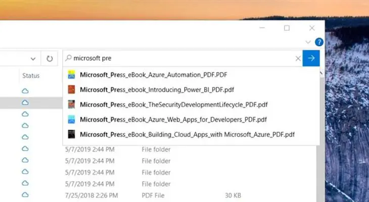 Windows Verkenner build 18894