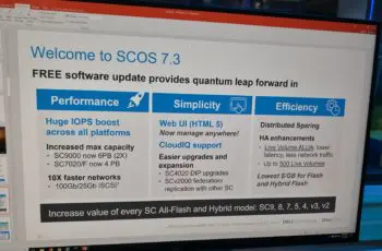 Nieuwe Dell EMC SC Series firmware verdubbelt opslagprestaties