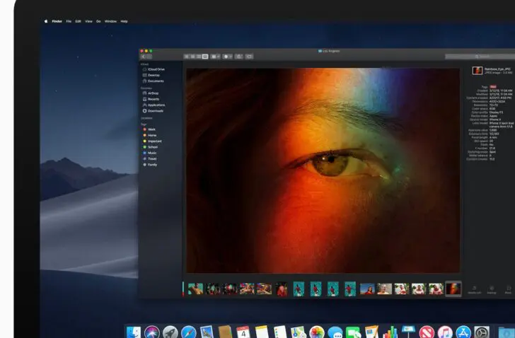 macOS mojave dark mode