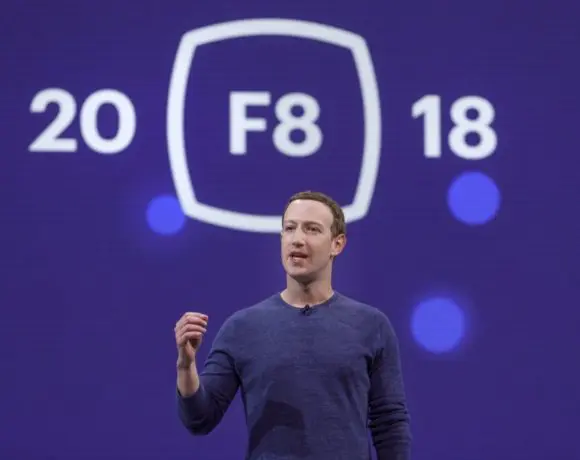 Mark Zuckerberg op F8 2018