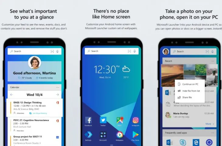 Microsoft brengt nieuwe functies naar Launcher-app voor Android
