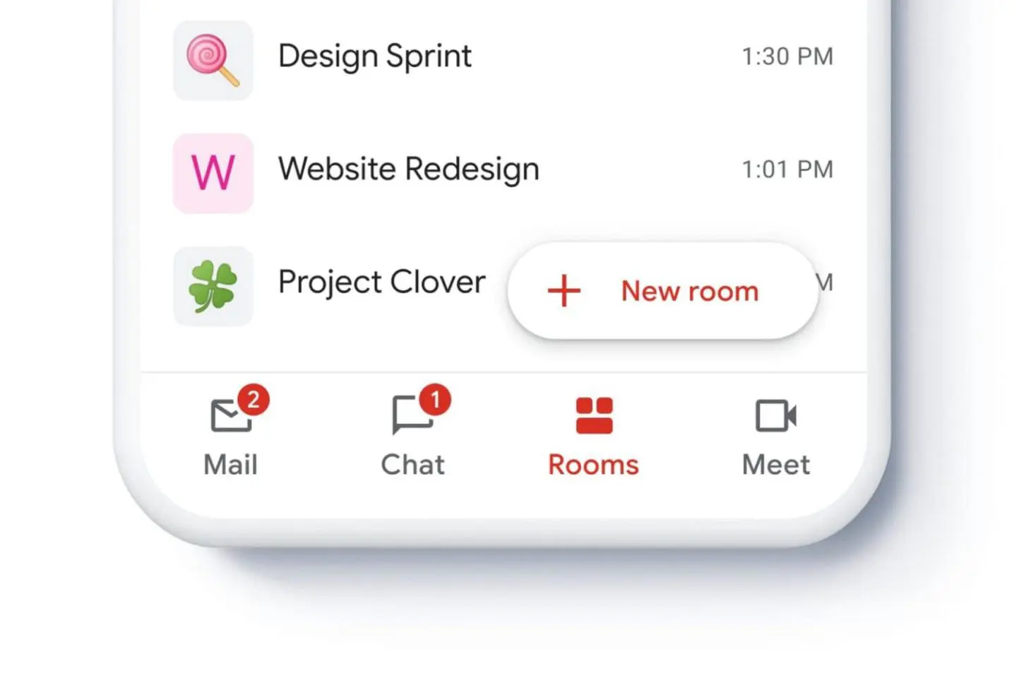 Google lanceert Gmail-app met Chat, Rooms en Meet voor G Suite-klanten