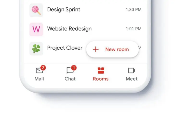 Google lanceert Gmail-app met Chat, Rooms en Meet voor G Suite-klanten