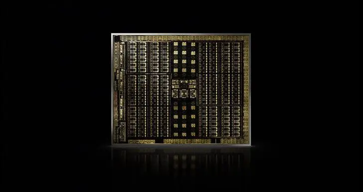 Nvidia Turing die