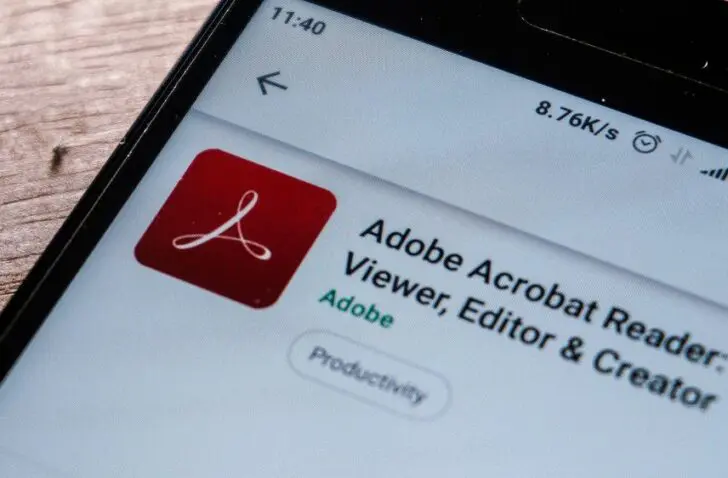 adobe acrobat reader