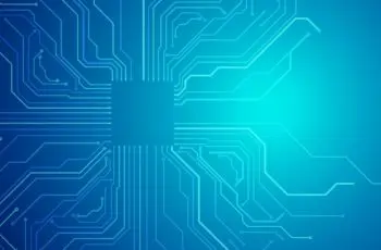 blauwdruk intel chip