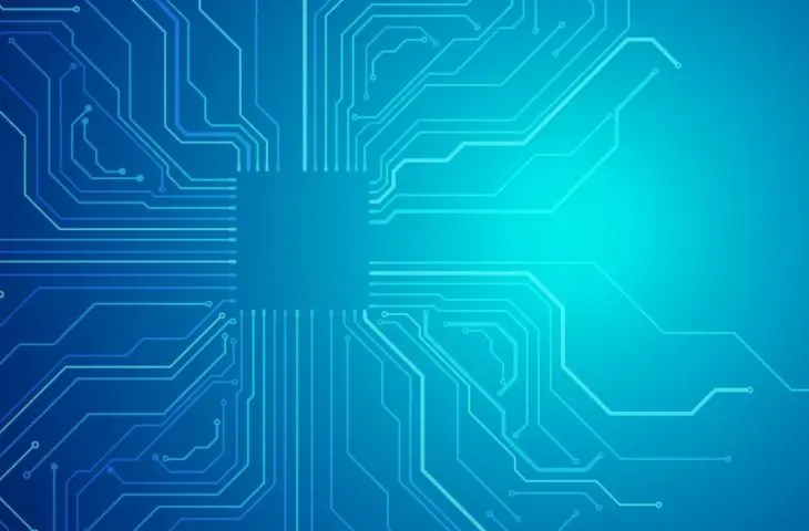 blauwdruk intel chip