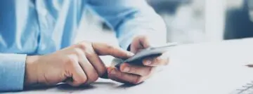 smartphone op het werk