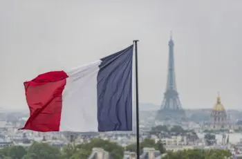 franse vlag parijs