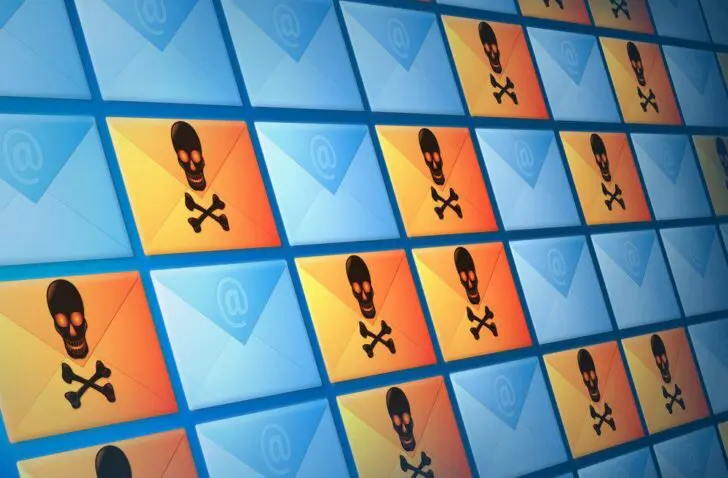 schadelijke e-mail