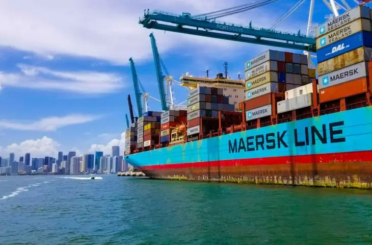 Maers containerschip