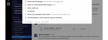 slack zoekfunctie