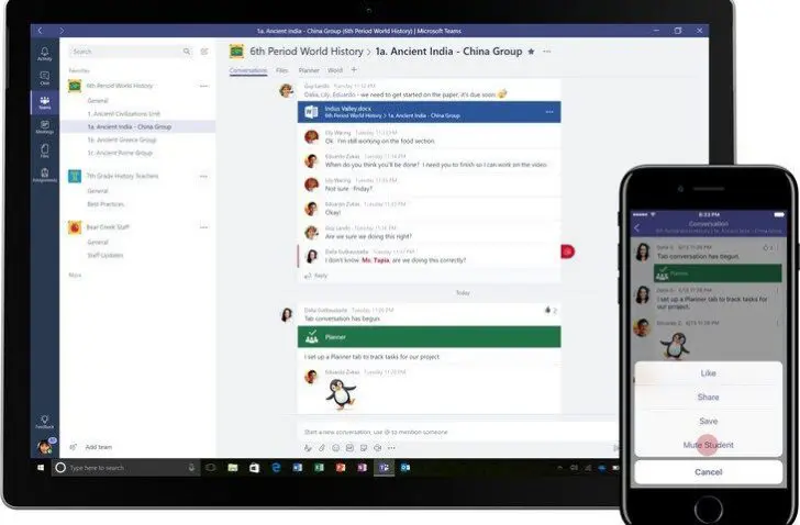 Microsoft Teams nadert Slack met grote sprongen