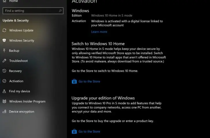 Wissel binnenkort flexibel tussen Windows 10 Home, Pro en S-varianten