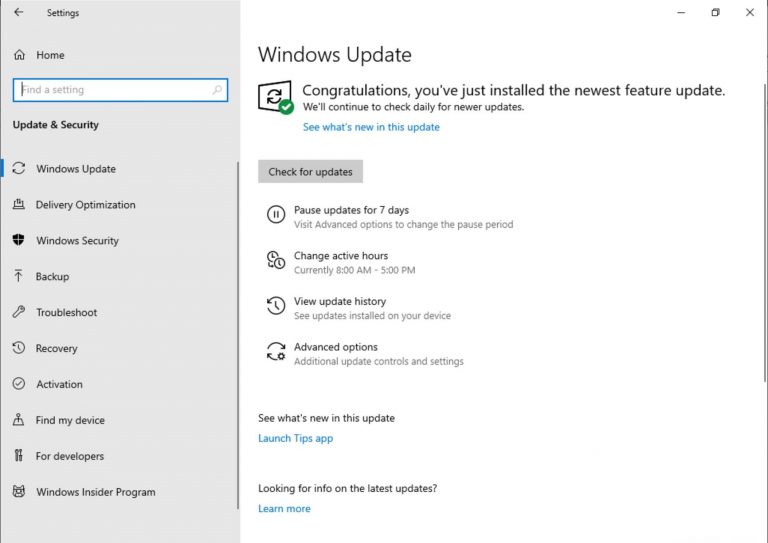 Windows 10 updates onderbreken
