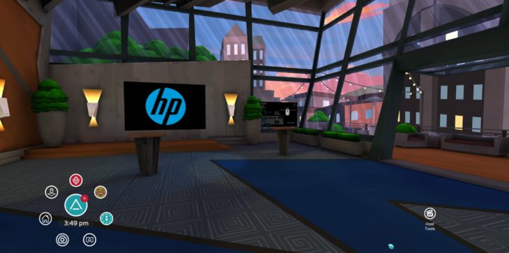 HP VR event