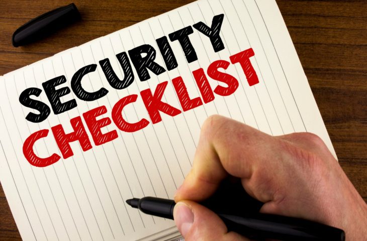security checklist