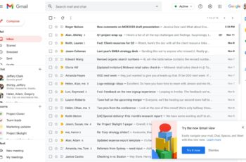 Google Gmail redesign Workspace