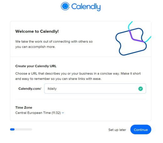 Calendly stap 2