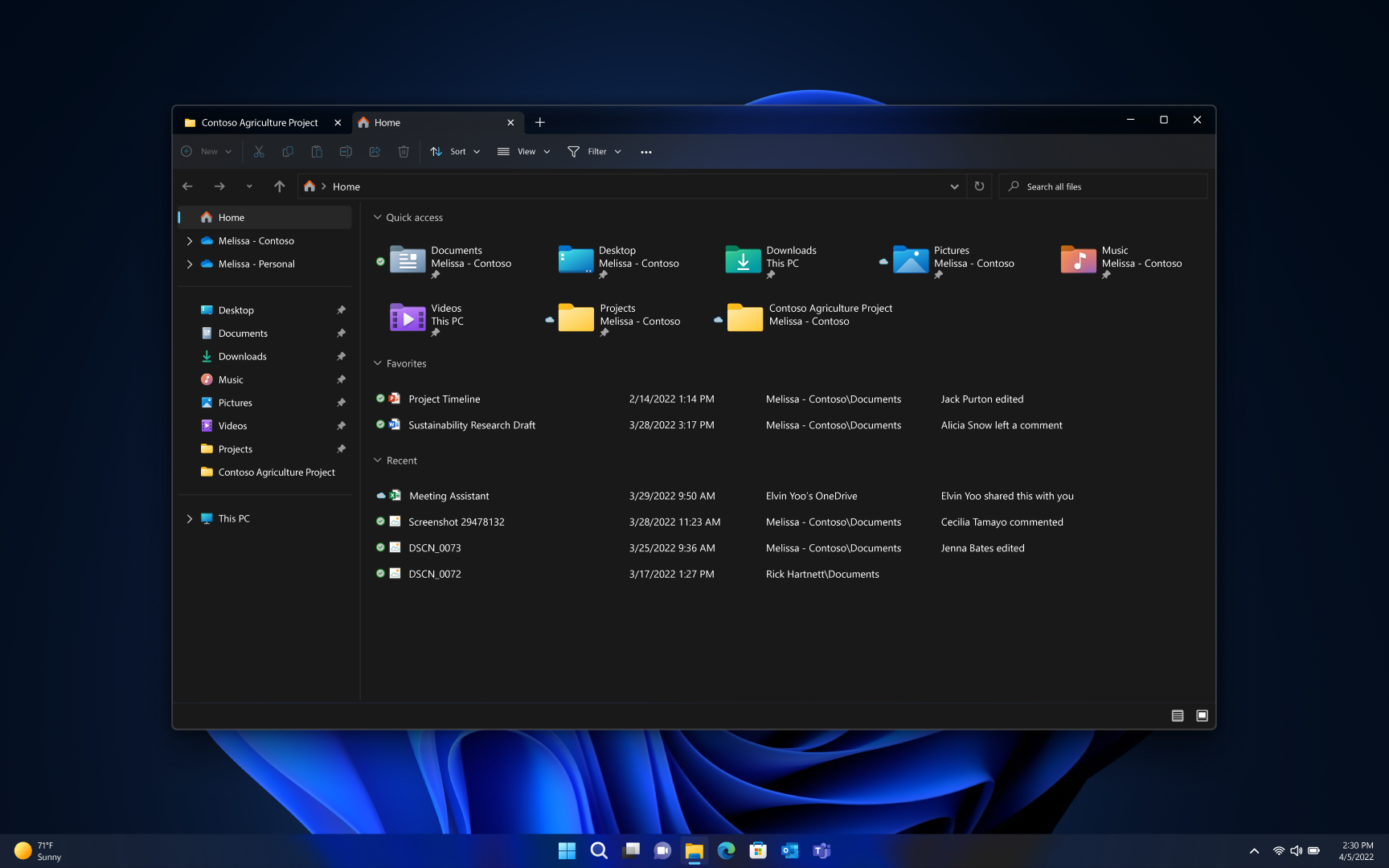 Windows 11 2022 Update File Explorer