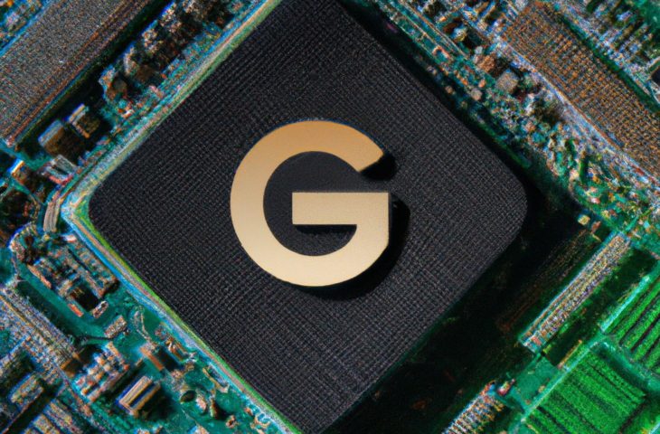 Google logo chip