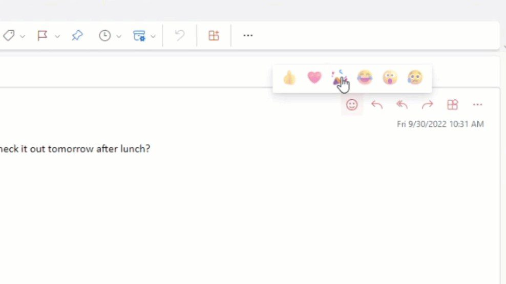 Emojireacties komen naar Outlook ITdaily.