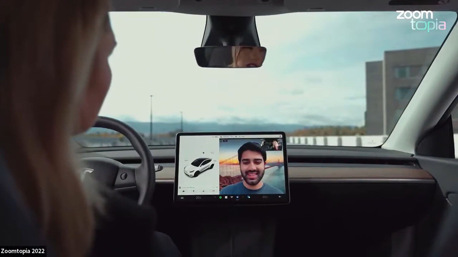 Tesla integrates Zoom for video calling anywhere