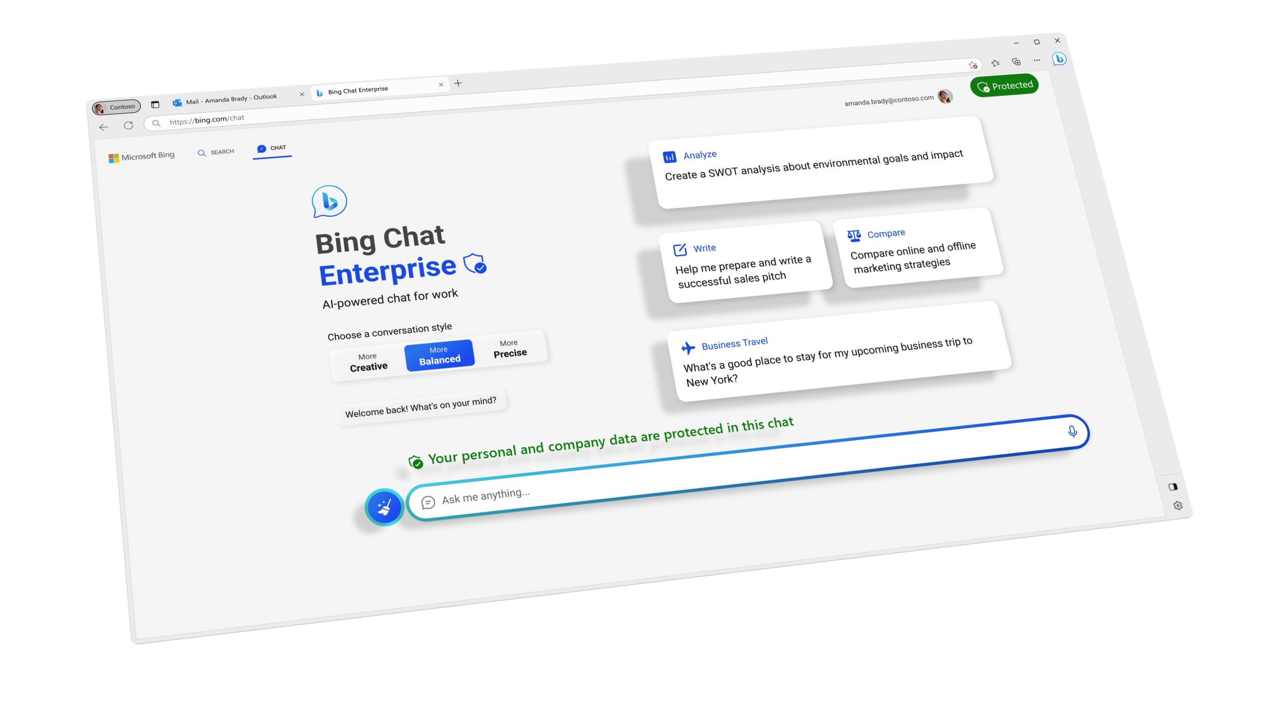 Microsoft introduces Bing Chat Enterprise: a chatbot that can keep secrets