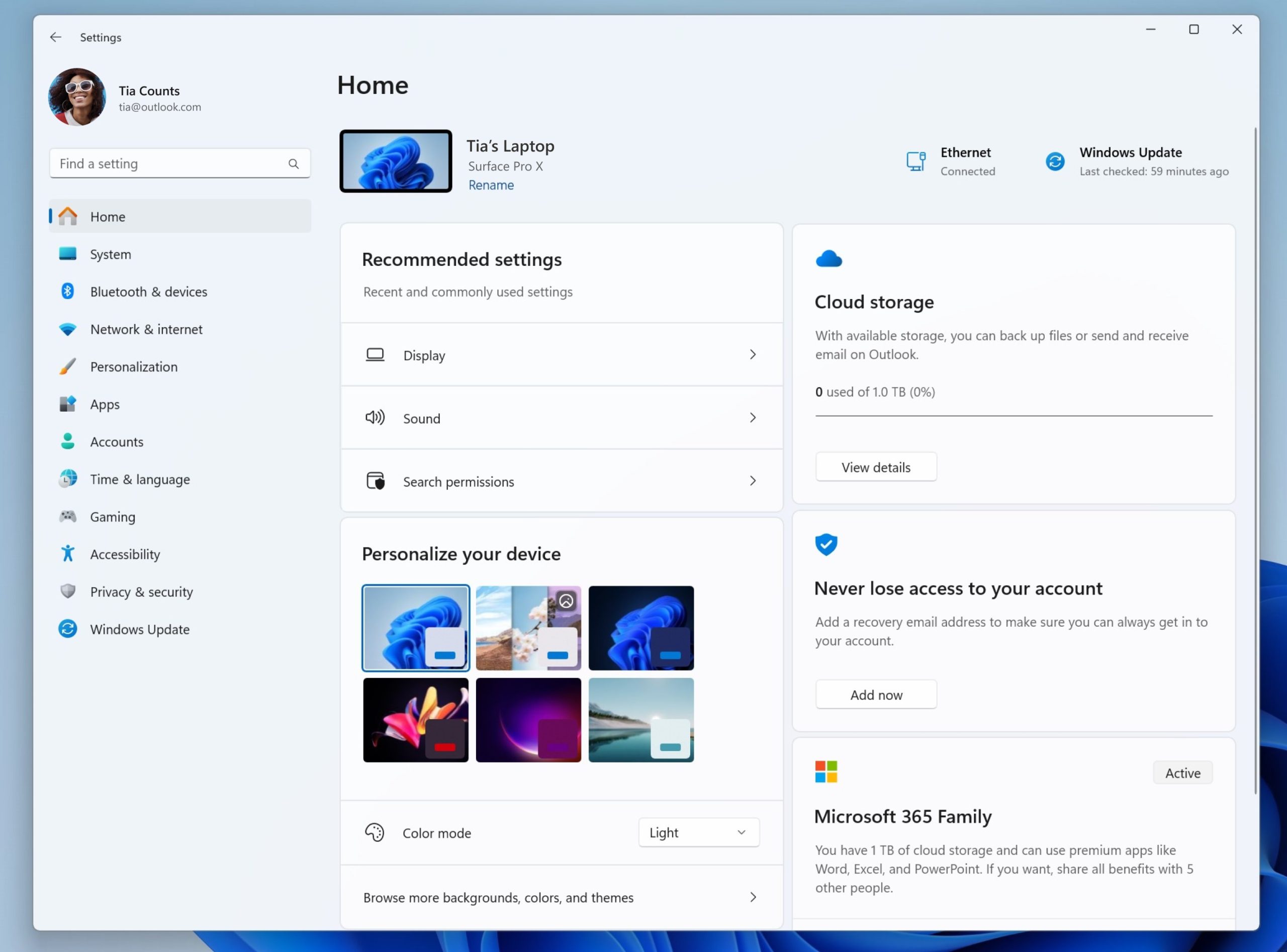 Windows 11 bundles the most useful settings in one overview