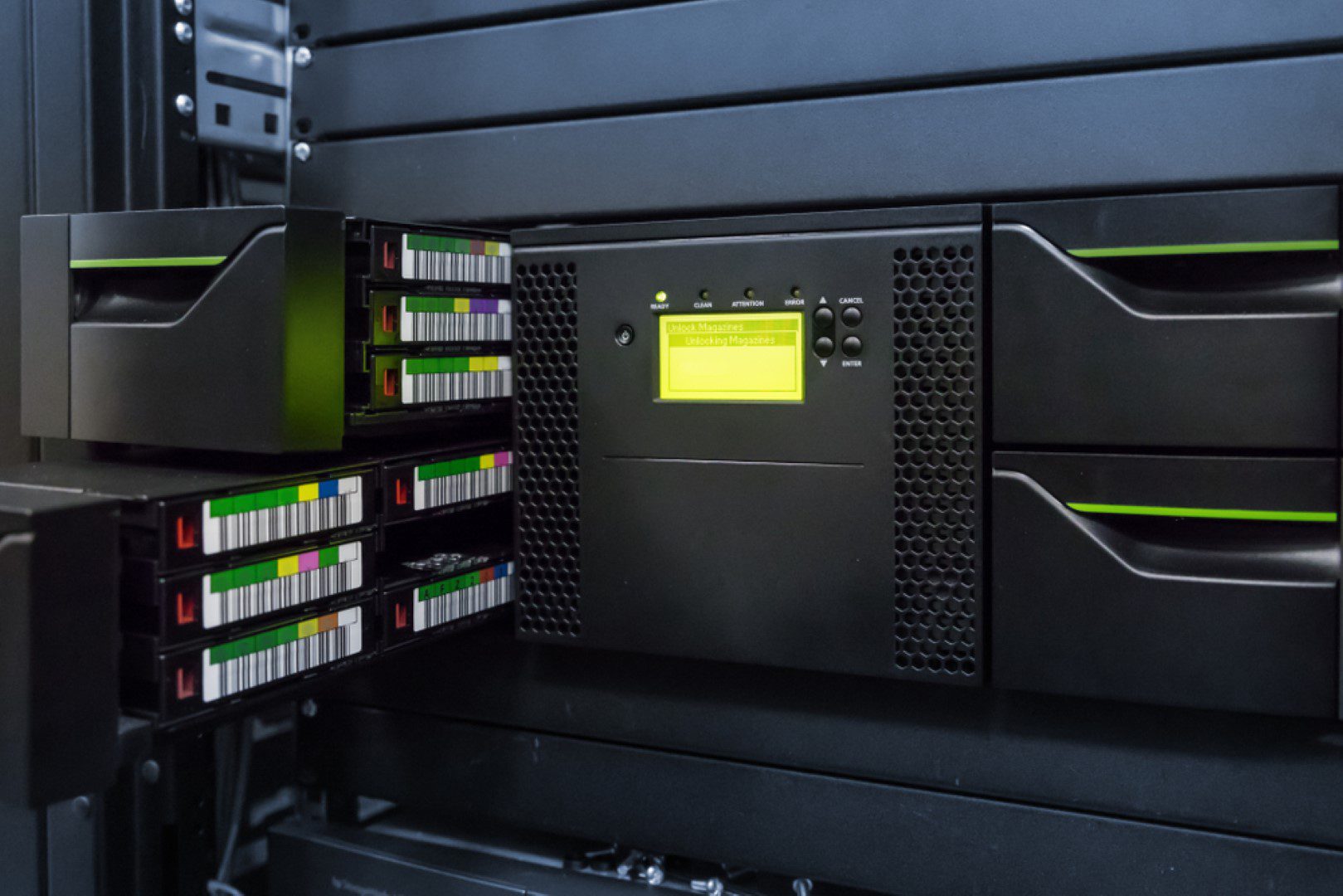 Tape is more environmentally friendly and cheaper for archival storage than disk