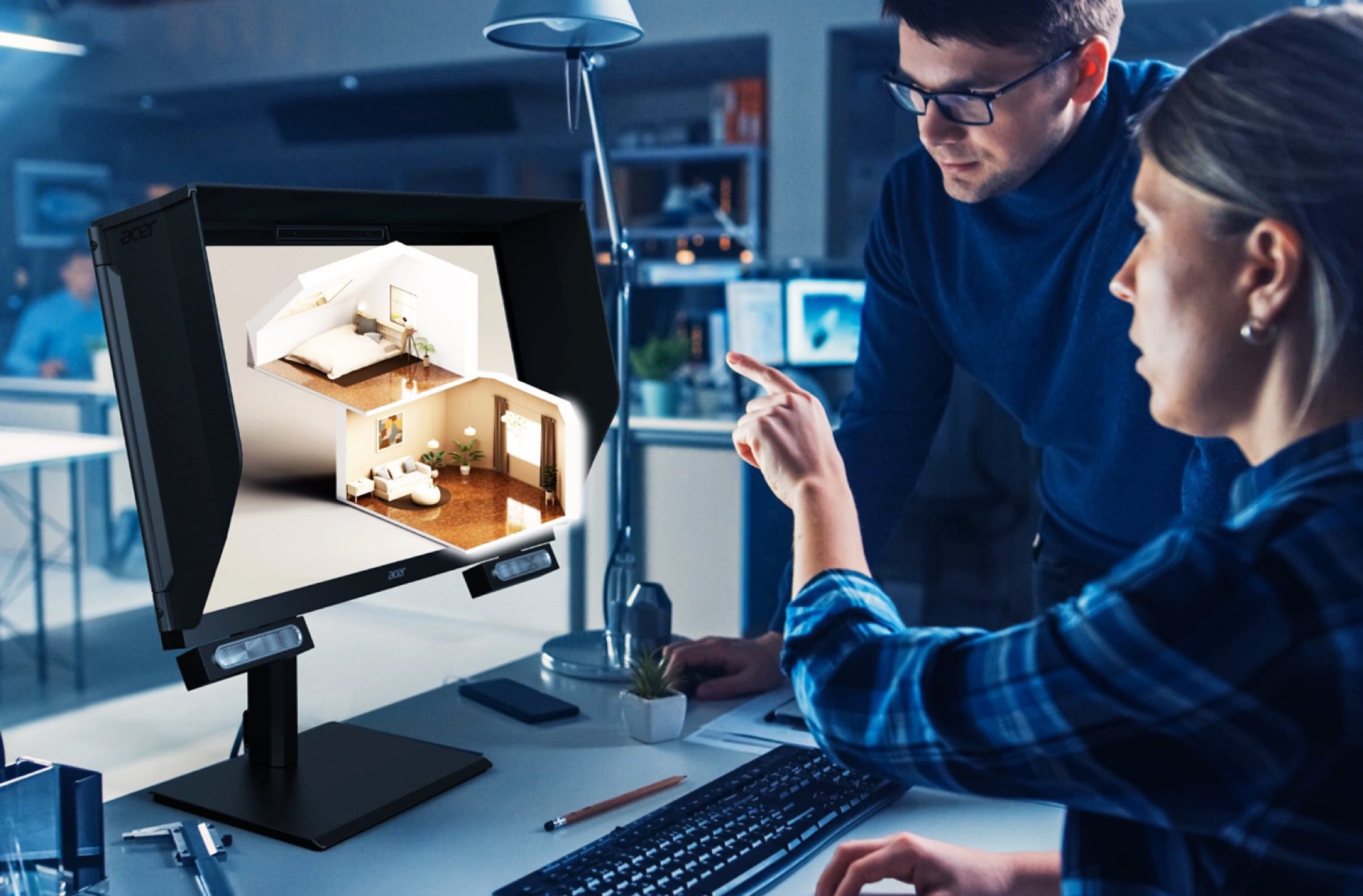 Acer announces 27-inch 3D monitor without glasses
