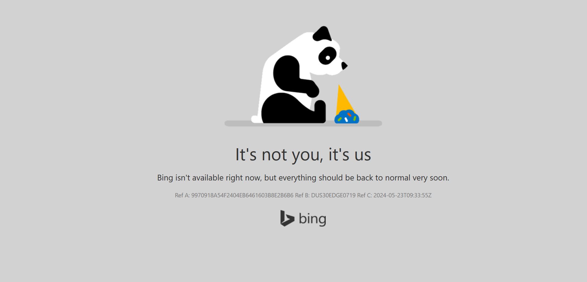 Bing outage: Also disruptive for DuckDuckGo, ChatGPT and Microsoft Copilot